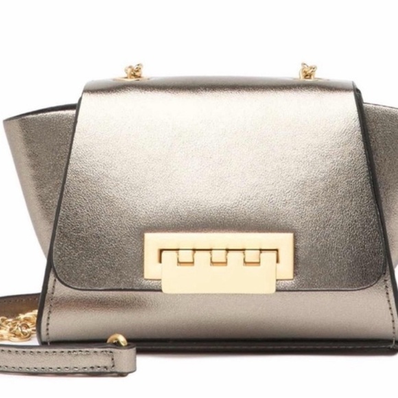 Zac Zac Posen Eartha Mini Gold Crossbody Bag MSRP398 - Picture 1 of 16